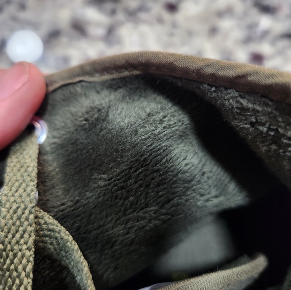 Converse Khaki Green Canvas High-Tops - Picture 3 of 9